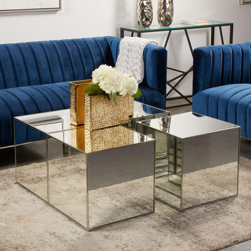 Cavallis Silver Cube Coffee Table