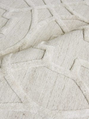 Selena Natural/Beige Hand Loomed Area Rug - Elegance Collection