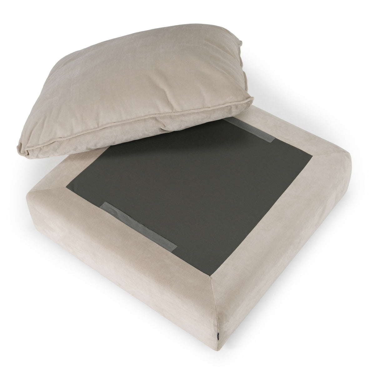 Braylee Modern Light Grey Sectional Ottoman