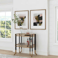 Whitley Black & Gold Bar Cart