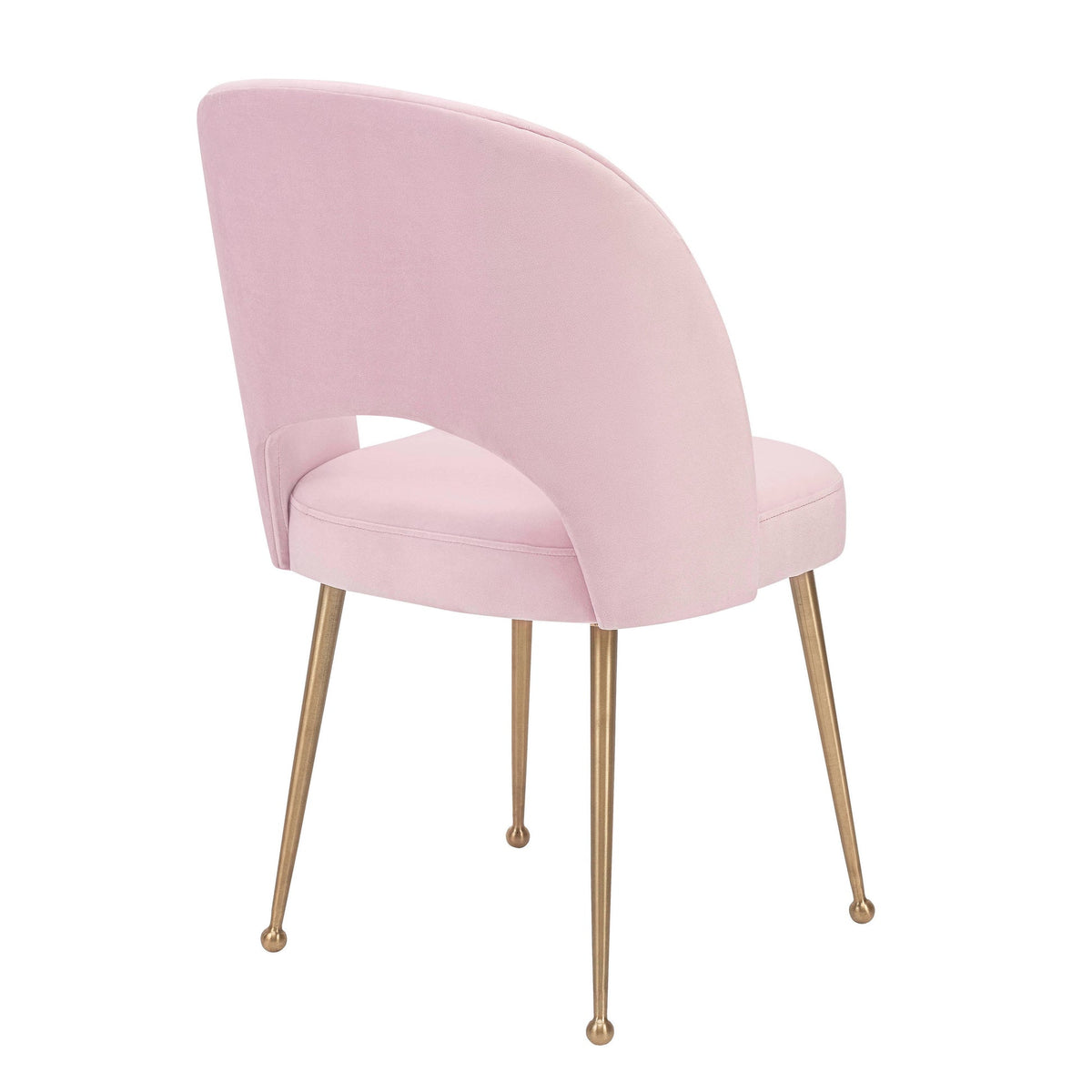Giada Blush Velvet Chair - Luxury Living Collection