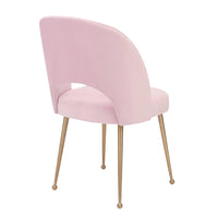 Giada Blush Velvet Chair - Luxury Living Collection