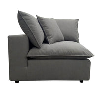 Cali Slate Performance Fabric Modular Corner Chair