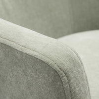 Nest Light Green Upcycled Chenille Rolling Desk Chair