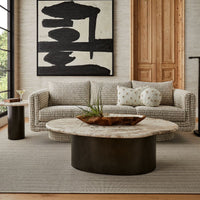 Arabella Natural Stone Accent Table
