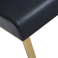 Moriah Black Gold Steel Barstools (Set of 2) - Luxury Living Collection