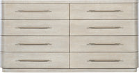 Reyeh Light Wood Modern 8 Drawer Dresser