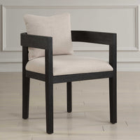 Bailey Beige Linen & Oak Dining Chair
