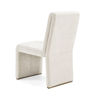 Alodia Modern Beige & Gold Dining Chair (Set of 2)