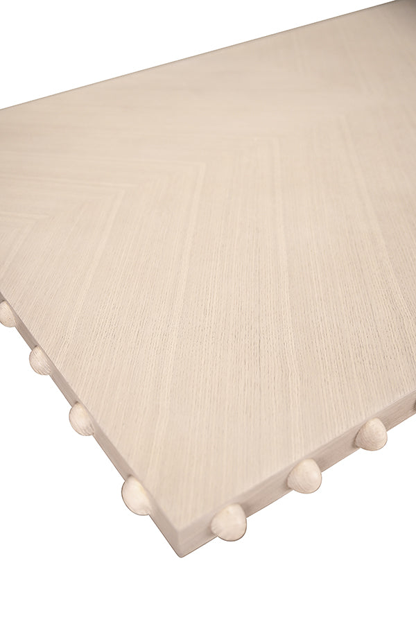 Reef 85" White Oak Rectangular Dining Table