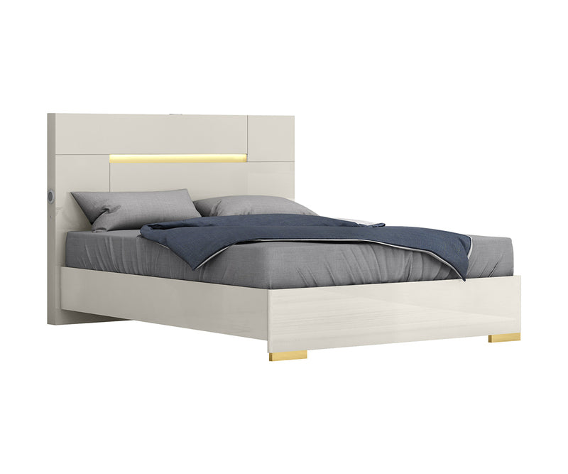 Julia Grey & Gold Bed