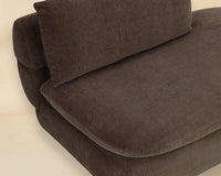 Oressa Brown Modular Right Chaise