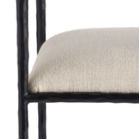 Musa White Performance Fabric Dining Chair