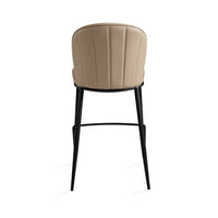 Ellison Taupe Faux Leather Counter Stool