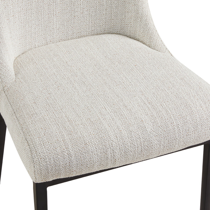 Flynn Grey Linen Dining Chair