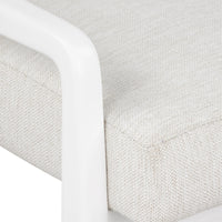 Valerie White Arm Chair