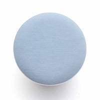 Valerie Faded Blue Upcycled Performance Fabric Ottoman