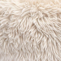 Carmel Natural Vegan Contract Grade Shearling Accent Chair