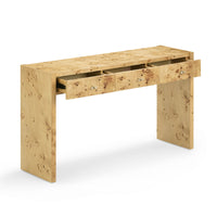 Ada 54" Natural Burl Console Table