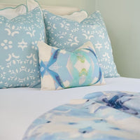 Sereia Blue Multicolour Decorative Pillow (4 Sizes Available)