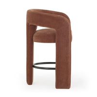 Malone Rust Red Performance Chenille Stool