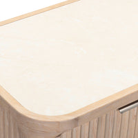 Yasmine 36" Natural Bar Cabinet