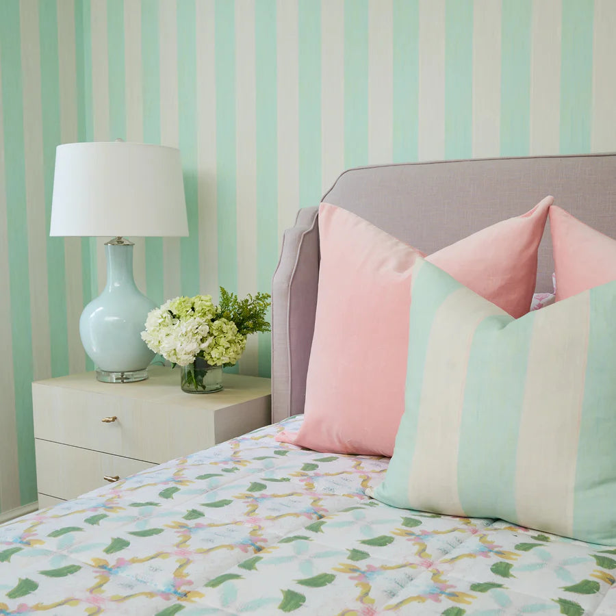 Serenity Blush Pink Velvet Pillow (3 Sizes Available)