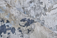 Audrina Silver/Grey/Coffee Artist's Area Rug