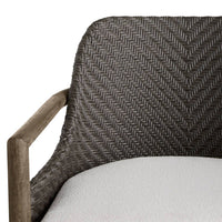 Chilton Outdoor Performance Boucle Dark Dining Chair