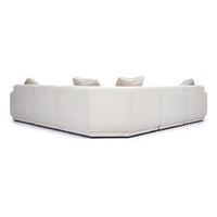 Arabella 105.5" Cream Performance Chenille Modular L-Sectional