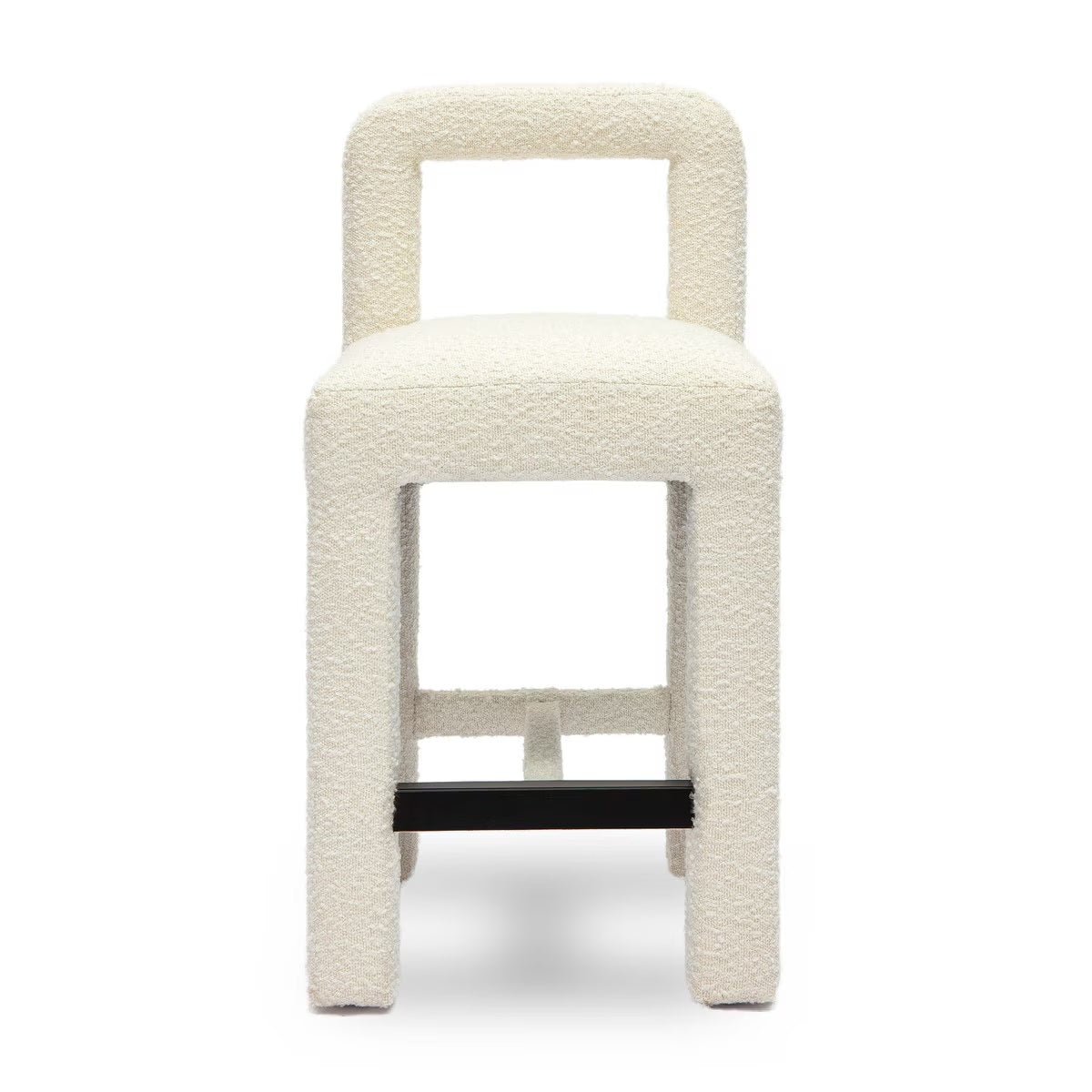 Hazel Cream Boucle Counter Stool