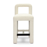 Hazel Cream Boucle Counter Stool