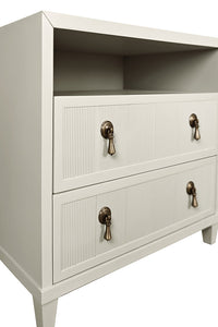Isla 32.5" Antique White Nightstand/End Table