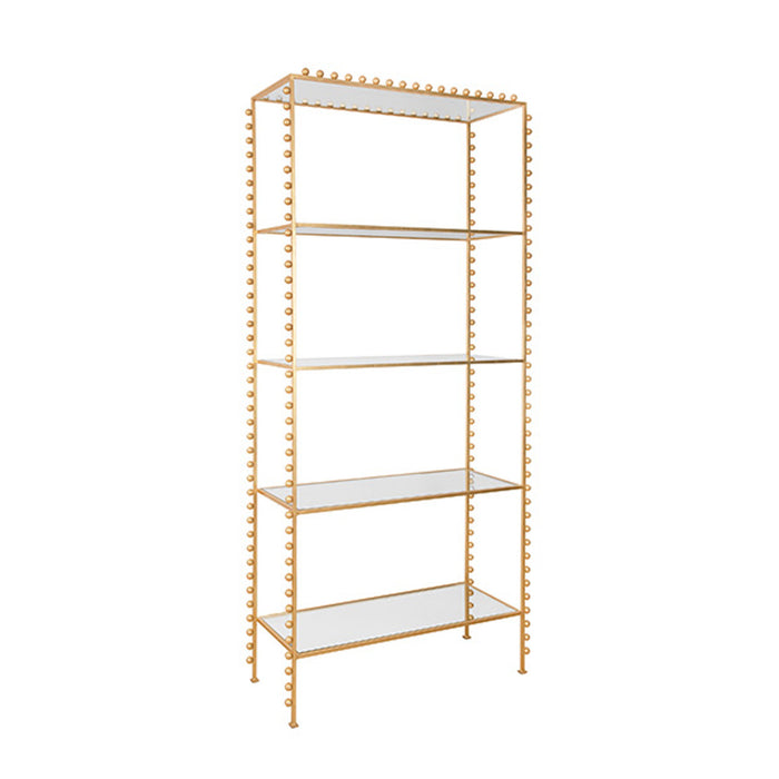 Nicole Gold Leaf Etagere