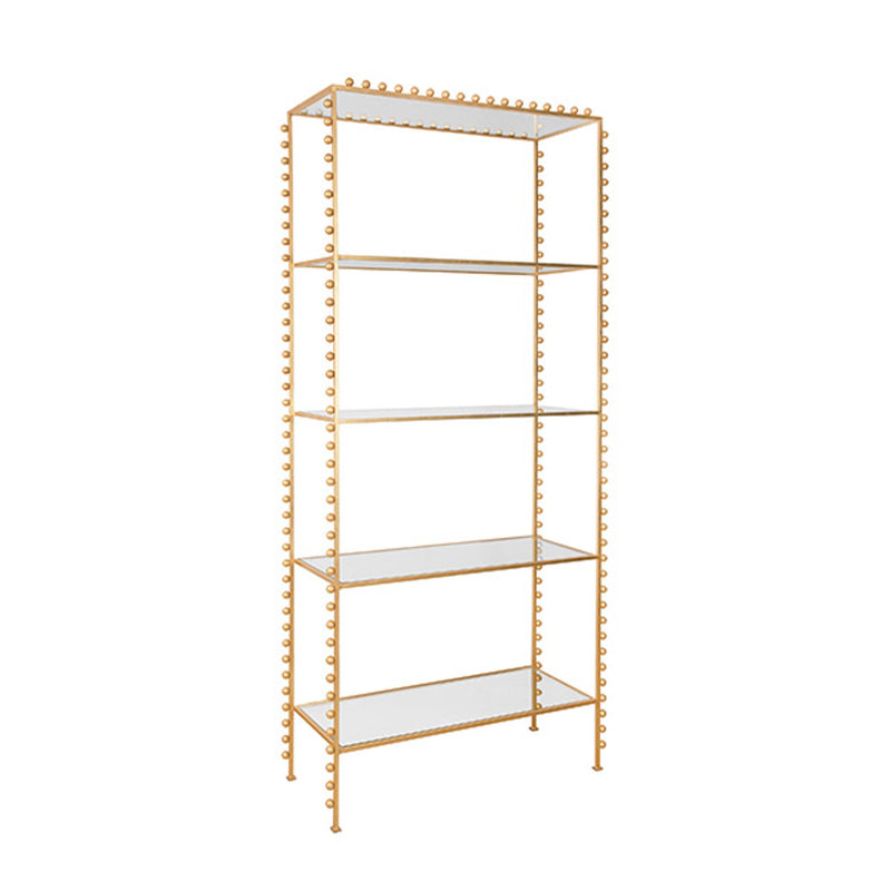 Nicole Gold Leaf Etagere