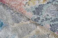 Audrina Silver/Blush Artist's Area Rug