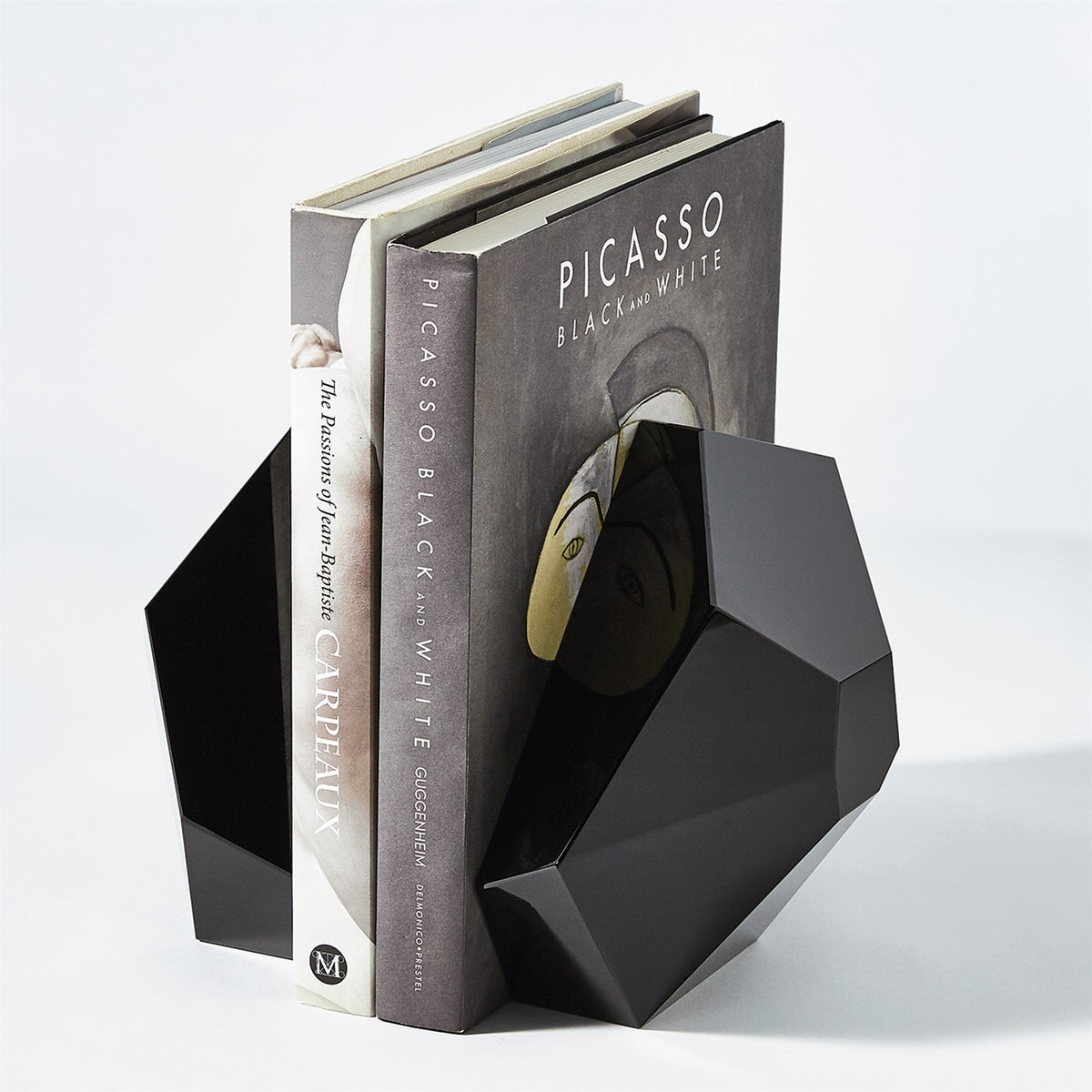 Cherie S/2 Black Crystal Bookends