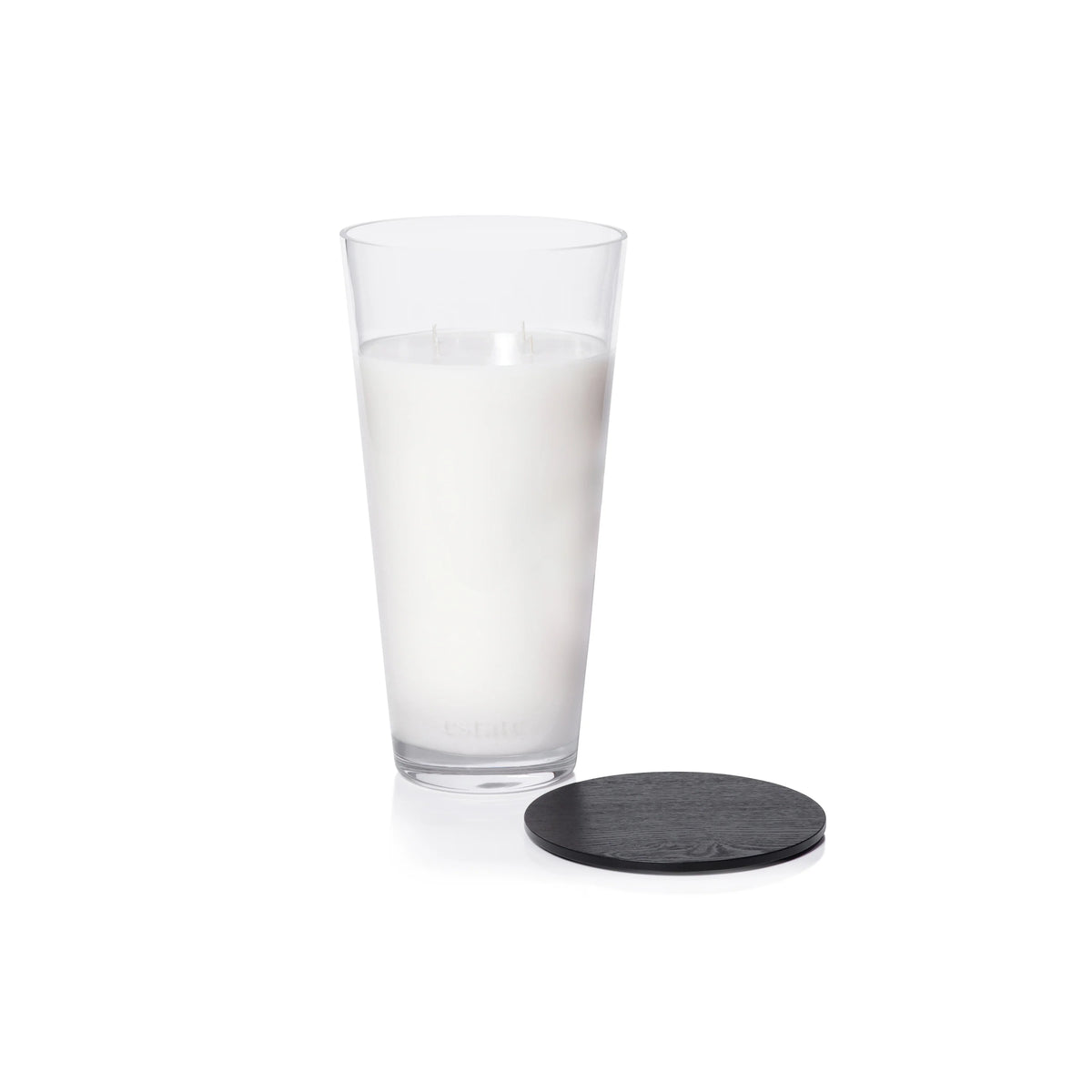 Estate Large Candle - 115 oz Clear/Aqua (Set 0f 2)