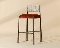 Bayard Two-Tone & Dark Bronze Bar Stool
