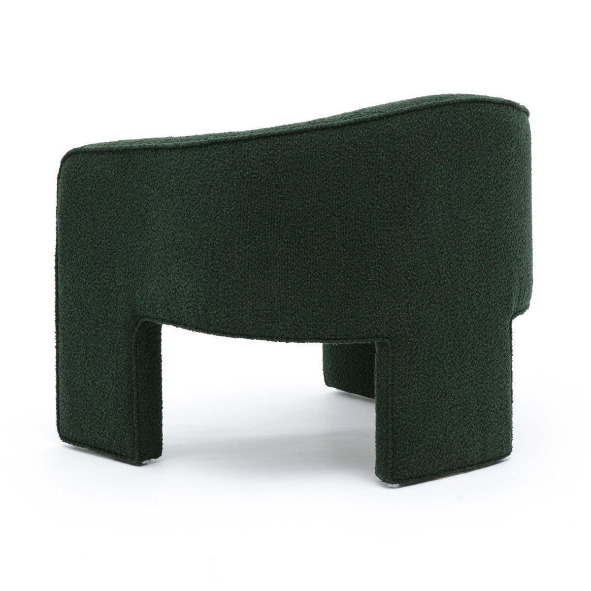 Gattara Forest Green Boucle Accent Chair