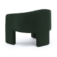 Gattara Forest Green Boucle Accent Chair