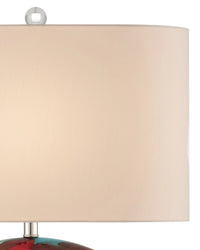 Abstract Swirls Table Lamp