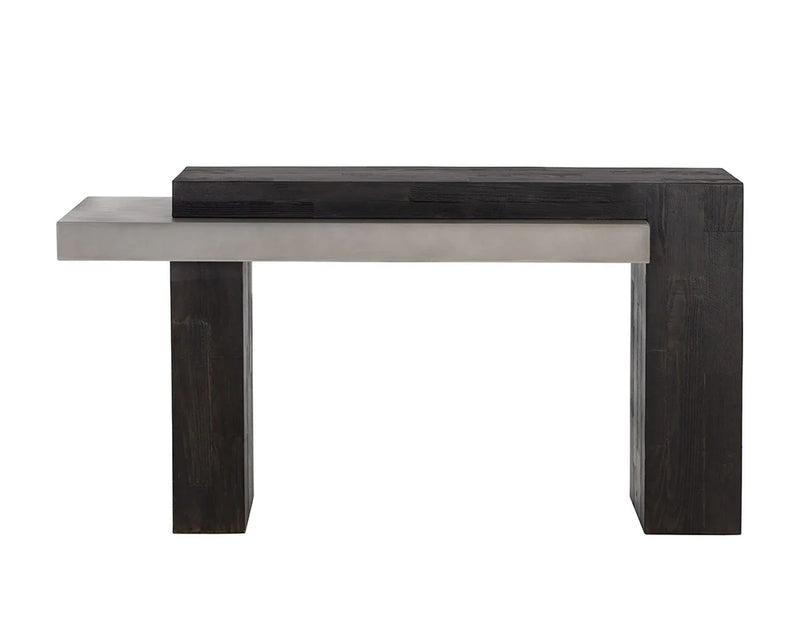 Herriott Brown & Grey Console Table