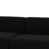 Sofie 94" Black Performance Boucle Sectional Sofa - Luxury Living Collection