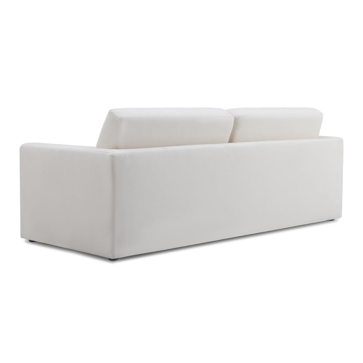 Reese 91" Cream Upcycled Performance Linen Sofa Bed