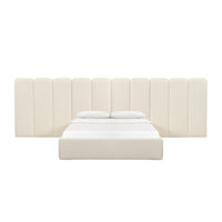 Essence Cream Boucle Bed With Side Panels