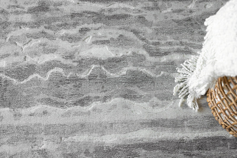 Ramo Silver Grey Luxury Area Rug