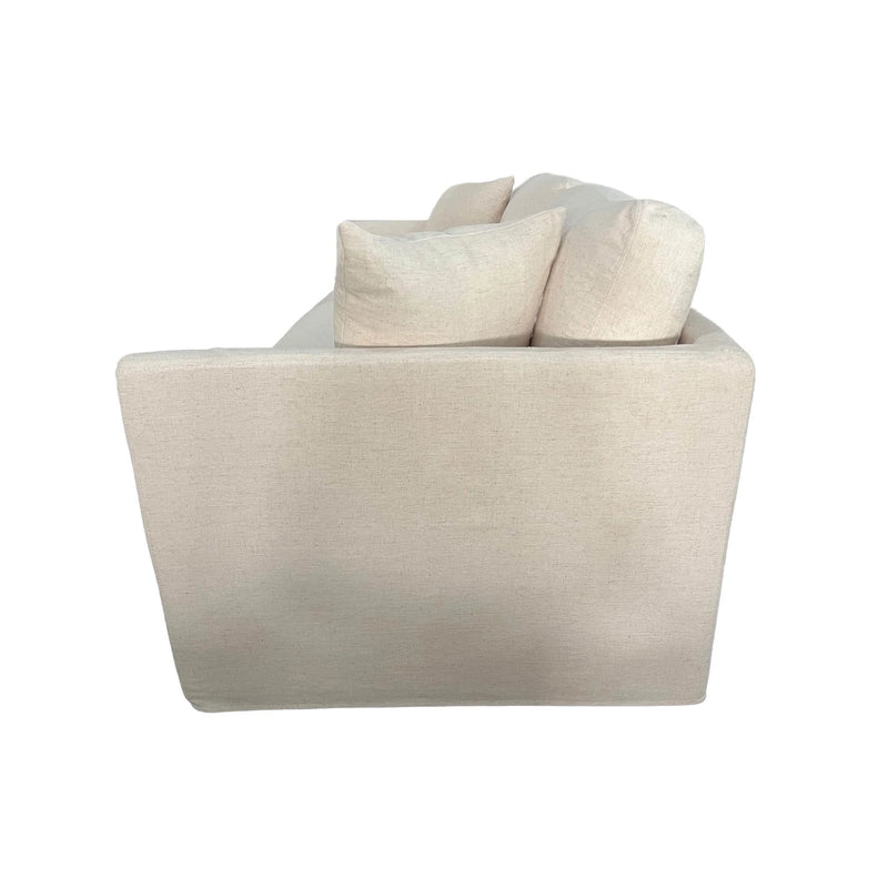 Aleksandra Oyster Linen Sofa