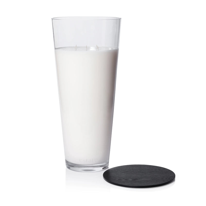 Estate Extra Large Candle - 288 oz Clear/Aqua (Set 0f 2)
