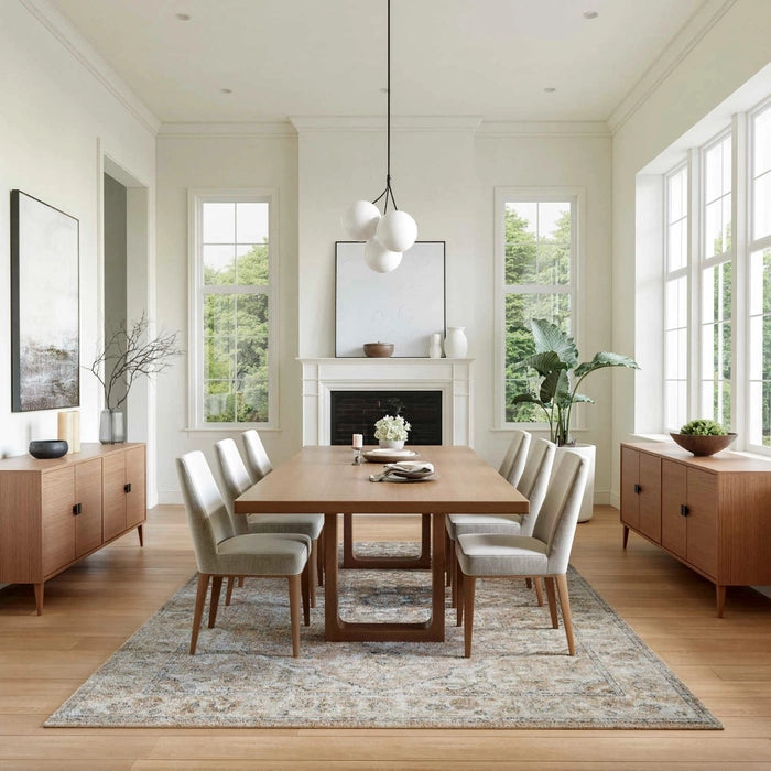 Pheobe Beige Washable Area Rug